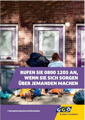 Coverbeeld flyer Bijzondere Zorg Duitse vertaling